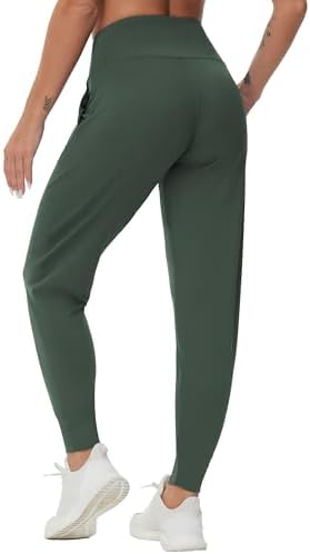 THE GYM PEOPLE Women's Workout Joggers Pants Lightweight Lounge Leggings