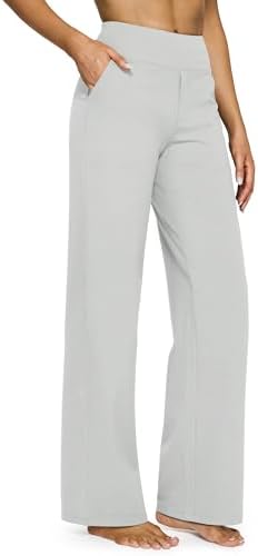 G4Free Yoga Pants for Women Wide Leg Pants with Pockets High Waisted