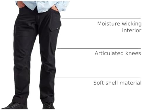 TRUEWERK Men's T1 WerkPant - Hot-Weather Lightweight Work Pants
