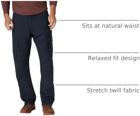 Wrangler Authentics Men's Relaxed Fit Stretch Cargo Pant