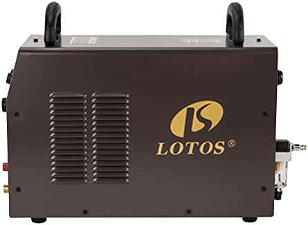 Lotos LTP8000 80 A Plasma Cutter with Pilot ARC Metal Cutter, 1 inch Clean Cut, Brown