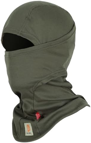 BOCOMAL FR Balaclava with Face Mask 7oz Midweight Arc Rated NFPA2112 CAT2