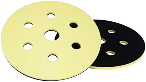 Eagle Micro-Hook Interface Pad for 6 inch Sanding Discs, Firm, Hook & Loop, 7 Holes, 971-0049, 2 Pads