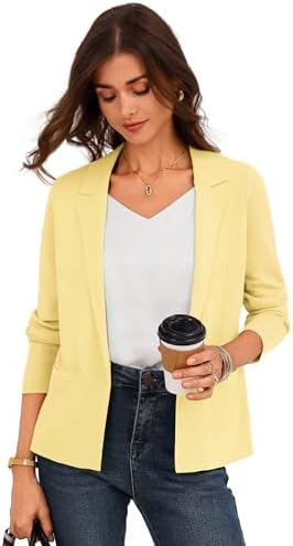 GRACE KARIN Womens Sweater Blazer Jackets Business Casual Work Cardigan