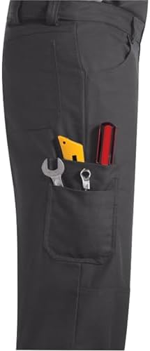 Red Kap Men's Performance Shop Pant - Double Knee Work Pants, Regular Fit, Concealed Zippers for Scratch Protection