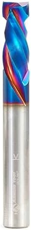 Amana Tool Spektra Extreme Tool Life Coated CNC Compression Spiral Router Bit, 46171-K (Previous 46167), 3/8 D x 7/8 CH x 3/8 Shk x 3 Inch L 2 Flute