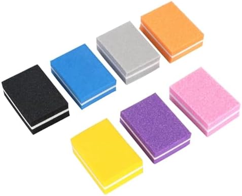 Sponge Nail Buffers 300pcs Mini Nail File 100/180 Disposable Buffer Block Sponge Women Manicure Tool Polish UV Gel Lime a Ongle Wholesale(Pink)