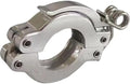 KF-16 Hinged Spring Clamp, DN 16 Rapid Fastening Clamp Quick-Release Clamping Ring for Elastomer Seal, Pressure Spring Toggle, Alumium (KF 16)