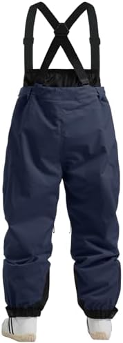 GSOU SNOW Mens Womens Snowboard Pants-Baggy Ski Snow Bibs