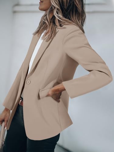 Cicy Bell Womens Casual Blazers Long Sleeve Work Office Suit Jackets Blazer