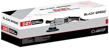 Nanoskin Black Speed Orbital Polisher for Paint Correction, 21mm