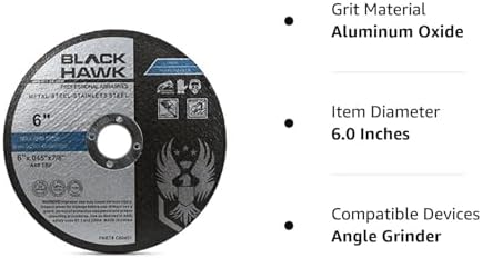 BHA 6" x.045 x7/8" Cut-Off Wheels for Metal & Stainless - 25 Pack
