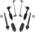 TRQ Front Steering & Suspension Kit Steering Rack & Pinion Bellow Sway Bar