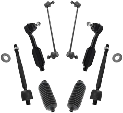 TRQ Front Steering & Suspension Kit Steering Rack & Pinion Bellow Sway Bar