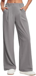 Ewedoos Wide Leg Dress Work Pants for Women Business Casual Office Outfits