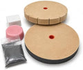 Keen Edge Professional Knife Sharpening Wheel System - Made in USA - Complete Wheel System fits most 6" and 8" Bench Grinders - Sharpening + Slotted Honing Wheels (Original Kit)