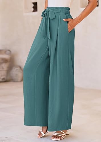 PRETTYGARDEN Women's Palazzo Wide Leg Work Dress Pants