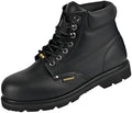 Work Boots for Men, Steel Toe, Leather, Oil, Slip and Heat Resistant Heavy Duty Wide Industrial & Construction Safety Boots, US 7-17 M & W