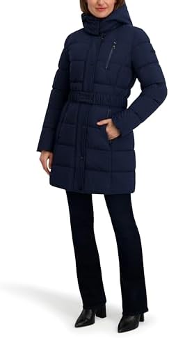 Nautica Women's Heavyweight Stretch Puffer Jacket