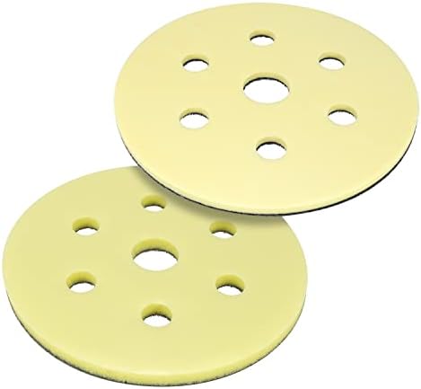 Eagle Micro-Hook Interface Pad for 6 inch Sanding Discs, Assorted, Hook & Loop, 7 Holes, 971-9002, 2 Pads
