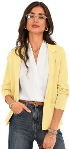 GRACE KARIN Womens Sweater Blazer Jackets Business Casual Work Cardigan