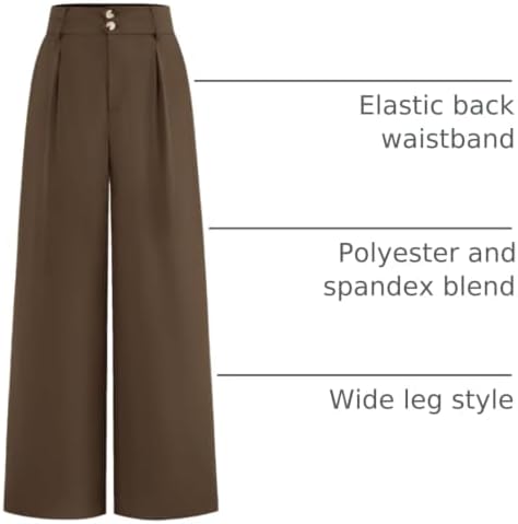 BTFBM Wide Leg Dress Pants Women Business Casual Outfits