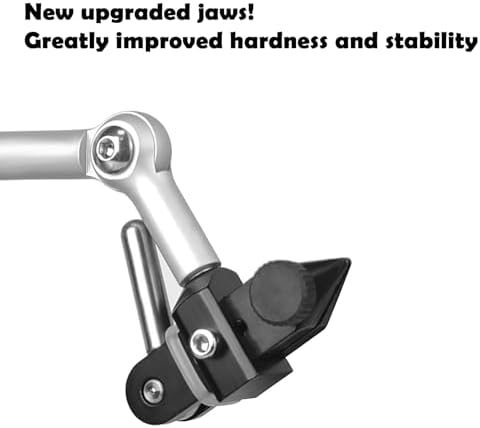 EUPHENG New Upgrade N075 Madison True Rotary Vise with Two Ball Bearings Inside More Smooth Fly Tying Vise with 360 Degree Rotation Easy Adjustment of Rotation Resistance 26 to 4/0 Hook Sizes