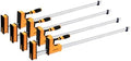 POWERTEC 71602-P2V, 4PK, 48" Woodworking Parallel Clamps Jaw Bar Clamp Spreader Tool
