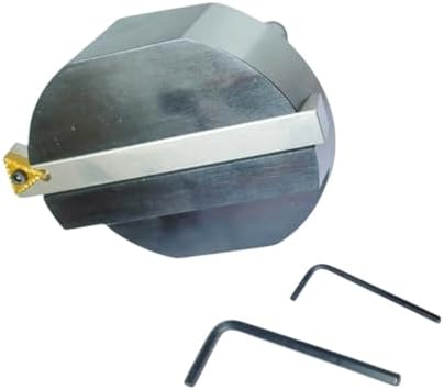 4-Inch Fly Cutter with Indexable TNMG Insert – MT2 Shank, Precision Surface Milling & Facing Tool for Milling Machines, Durable Metal & Wood Machining