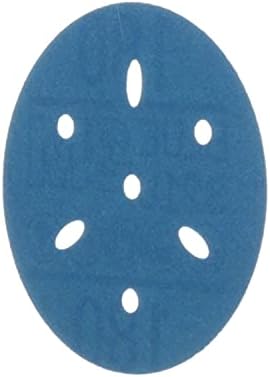 3M Hookit Blue Abrasive Disc, 321U, 36146, 3 in, 180+ Grade, Multi-Hole