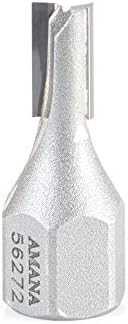 Amana Tool - 56272 Carbide Tipped Mortising Screw Straight No Shear Cutter 1/4 + .015 Dia