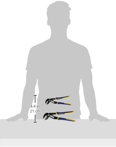 IRWIN VISE-GRIP GrooveLock Pliers Set, Straight Jaw, 2-Piece (1802532)