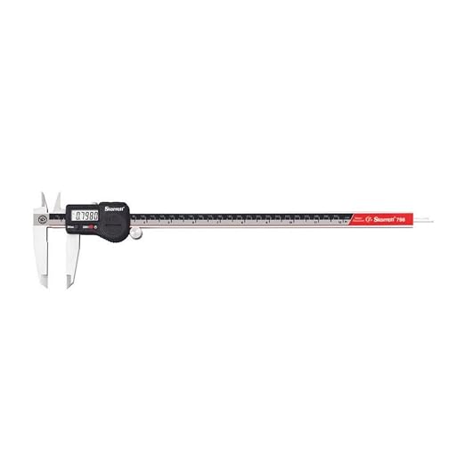 Starrett Stainless Steel IP67 Electronic Slide Caliper - 0-12" Range, .0005" Resolution, LCD Display, Fine Adjustment, Slide Lock, in/mm Conversion - 798A-12/300
