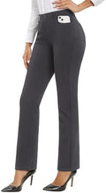 Stelle Women’s 30 Inch Straight Leg Work Pants Stretch Business Casual