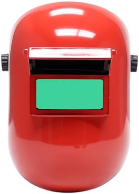 Armour Guard Sugar Scoop Red Pipeliner Fiberglass Welding Helmet With Flip Front