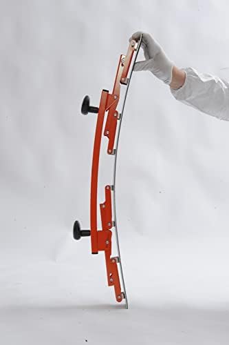 Hand-held flexible sanding board, block Flexisander for sanding curved surfaces with fastening system; vehicle body repairers, shipbuilders, composite and woodworking, cars (33 x 4.5 inches)
