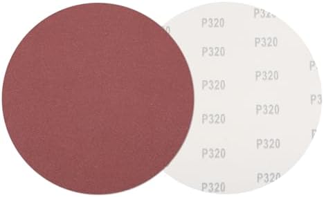 HARFINGTON 5 Pcs 9 Inch Sanding Discs 320 Grit Red Aluminum Oxide