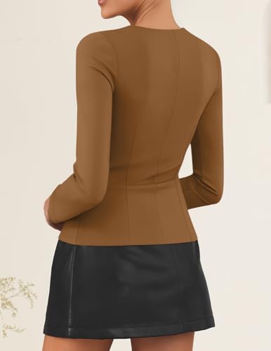 ZESICA Women's Business Casual Fitted Blazers Office Outfits