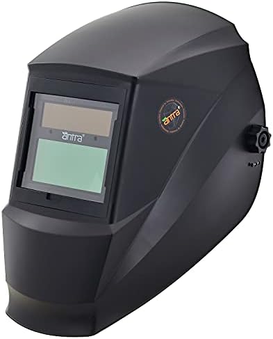 Antra True Color Auto Darkening Welding Helmet Wide Shade Range 4/7-13 Solar Power AH7-220-0000 TIG, MIG/MAG, MMA, Grinding 6+1 Extra Lens Covers