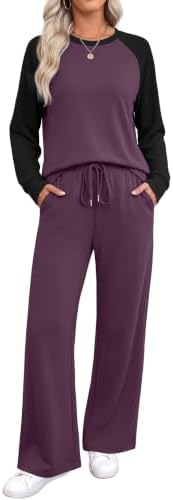 WIHOLL Lounge Sets for Women 2 Piece Fall Outfits 2026 Fashion S-2XL