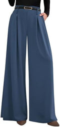 PRETTYGARDEN Womens Wide Leg Dress Pants Flowy Trousers