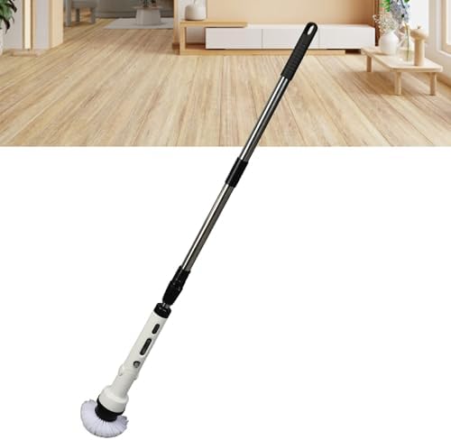 Electric Spin Scrubber, Wireless Cleaning Brush, Powerful and Efficient for Bathroom, Shower and Tiles, Rechargeable with Removable Handle