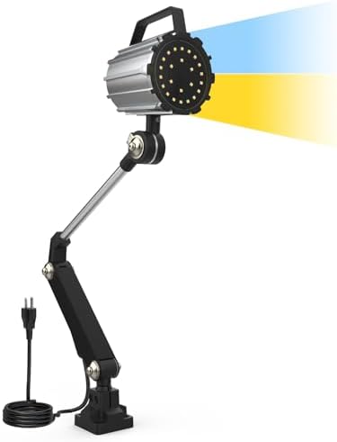 New Led Wood Lathe Light, 20W Machine Lamp 110-220v (18w double color)