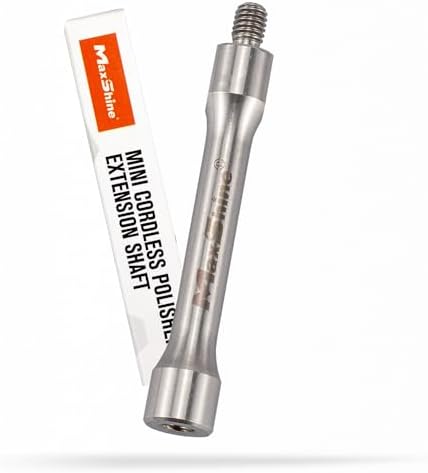 Maxshine M0312 V2 Cordless Mini Polisher Extension Shaft – 3" Stainless Steel Extender for Rotary Polisher – Fits Maxshine Mini Polisher 1/4"-28 Thread Detailing Tool for Cars, Trucks & Boats