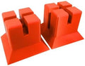 Woodworking Parallel Clamp Stands Set of 4 Workbench Helper (Red)