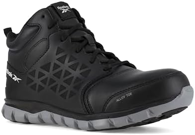 Reebok Work Mens Sublite Cushion Electrical Alloy Toe Work/Duty - Black