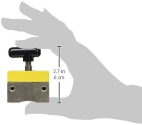 Magswitch MagSquare 165 Magnetic Welding Square Base Clamp Holder for Welding Kit, Tools, Supplies and Accessories, Magnet Switch with On/Off Capabilities, 150 lb Holding Force, Black