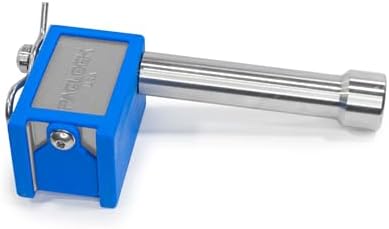 PACLOCK's 80-Series Trailer Hitch Lock, Standard Rekeyable (SR), 325" Pin, One Lock Keyed to a Number U-Pick! w/ 2 Keys, Silver