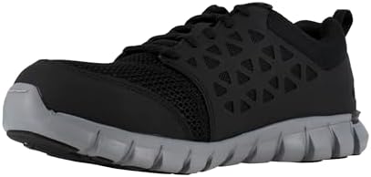 Reebok Men's Rb4041 Sublite Cushion Safety Toe Athletic Work Shoe Black