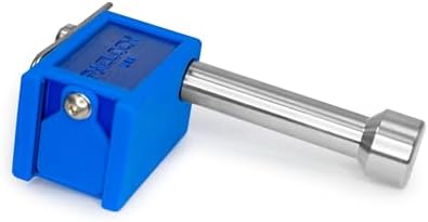 PACLOCK's 80-Series Trailer Hitch Lock, Standard Rekeyable (SR), 225" Pin, Keyed Differently w/ 2 Keys, Blue